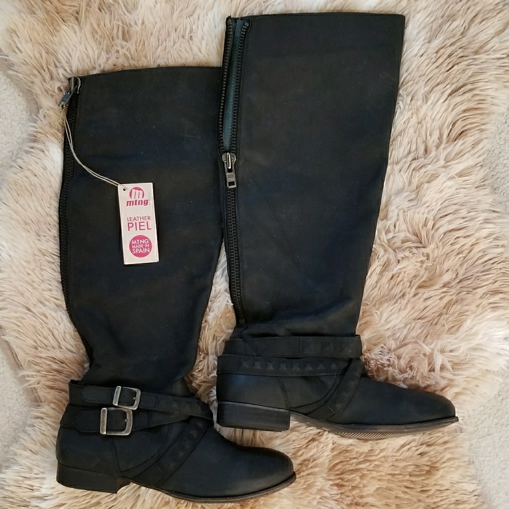 MTNG Leather Boots